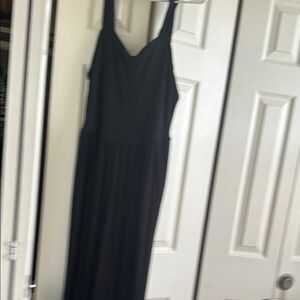 Ava & Viv Black Spaghetti Strap Jumpsuit Cocktail